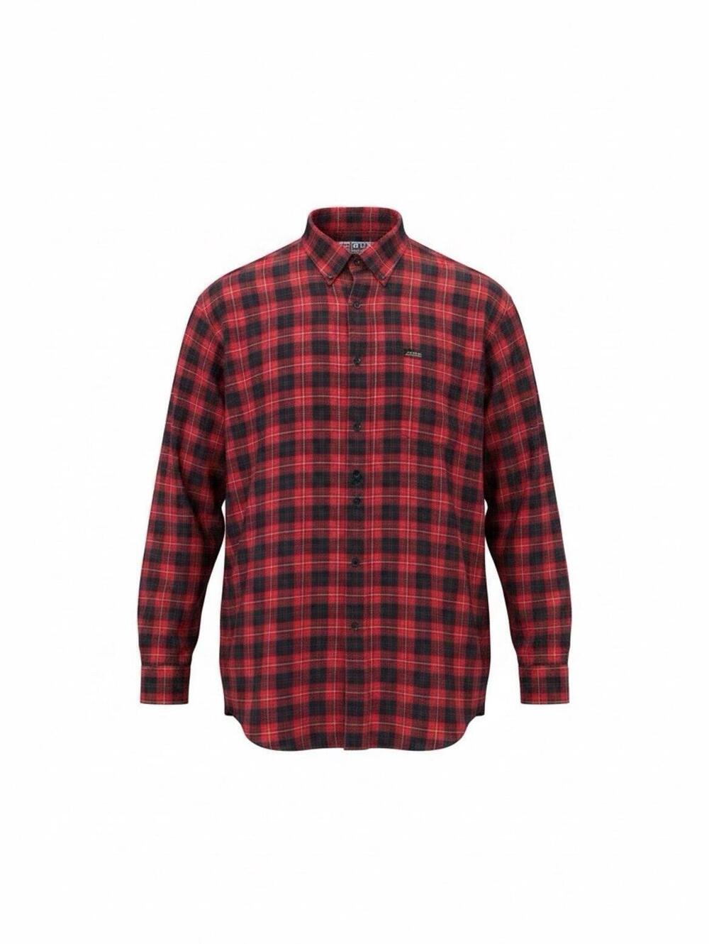 Chaps Ralph Lauren Shirt Plaid Men XXL Button
